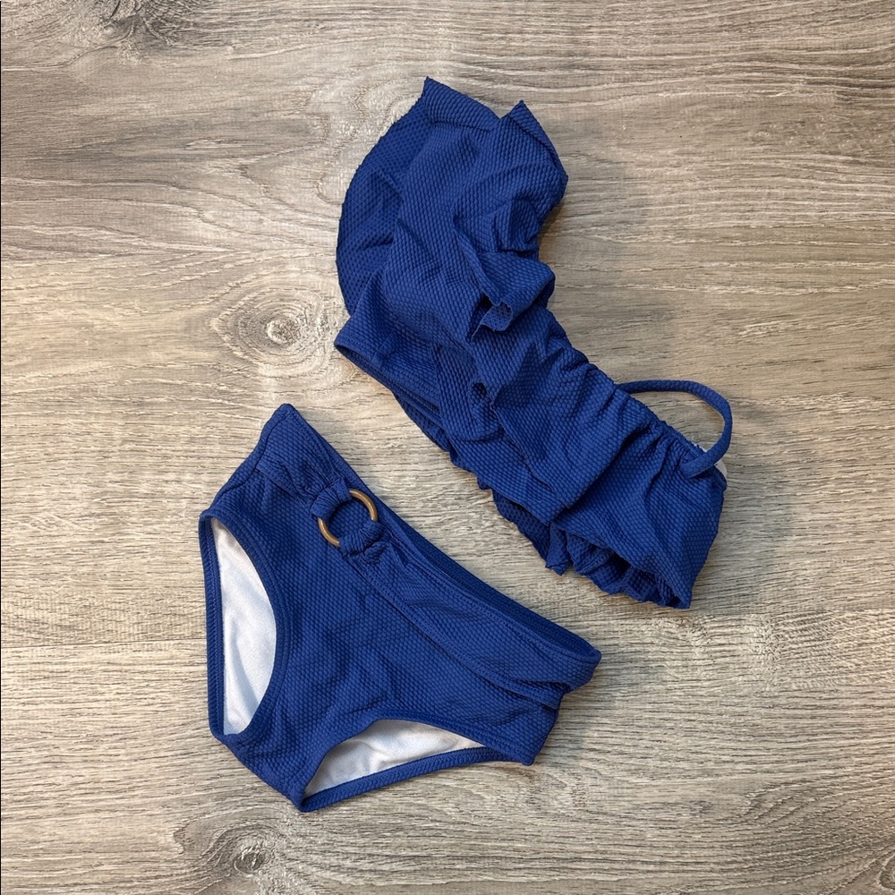 Janie and Jack 2t Blue Two-Piece Swimsuit